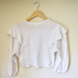 ❤️SOLD❤️ Silence + Noise Juliet Ruffle Shoulder